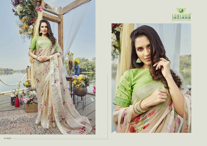 Sanskar Khushnuma New Exclusive Wear Designer Organza Net Saree Collection